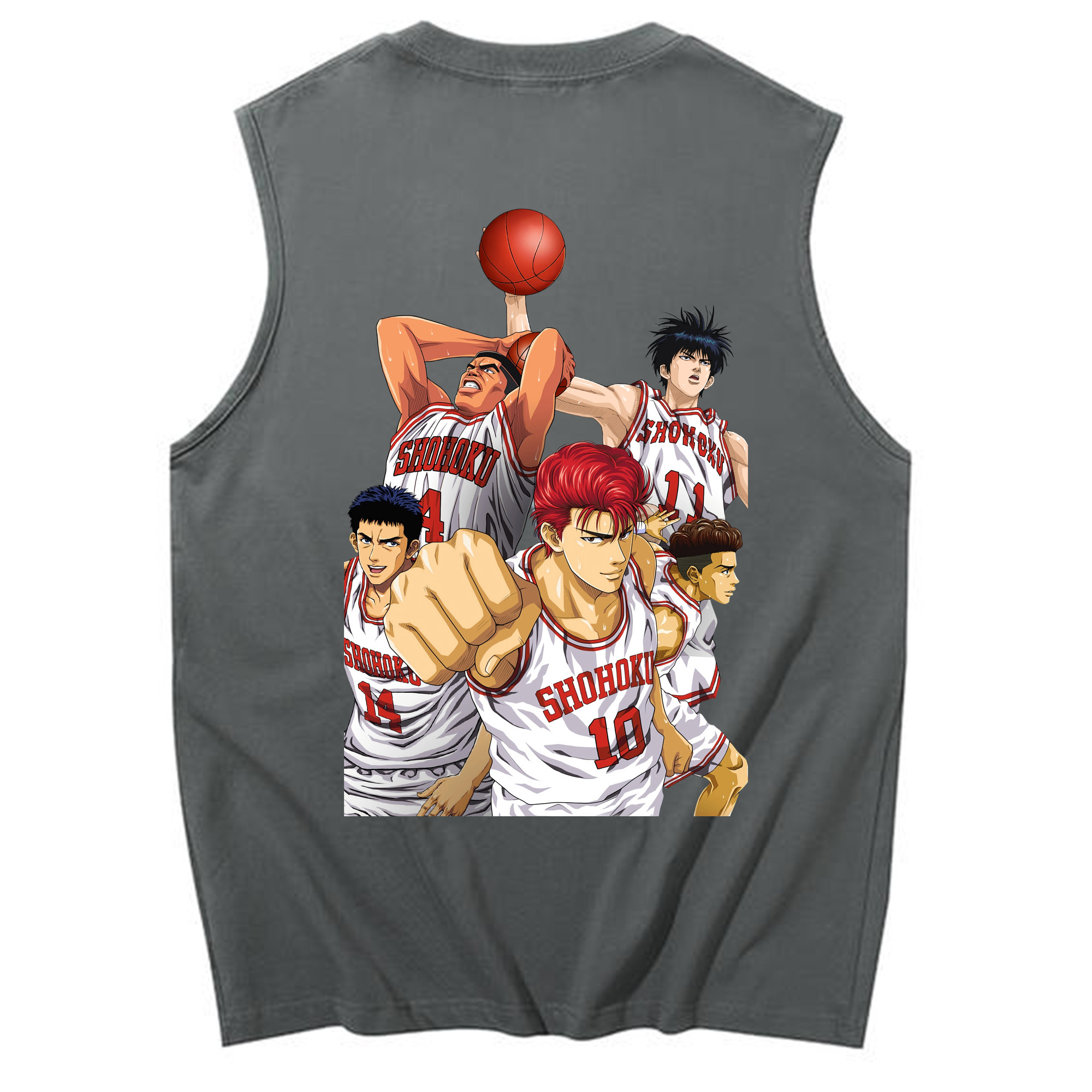 （画像用） SLAM DUNK／スラムダンク コットン100％タンクトップ（背面プリント）